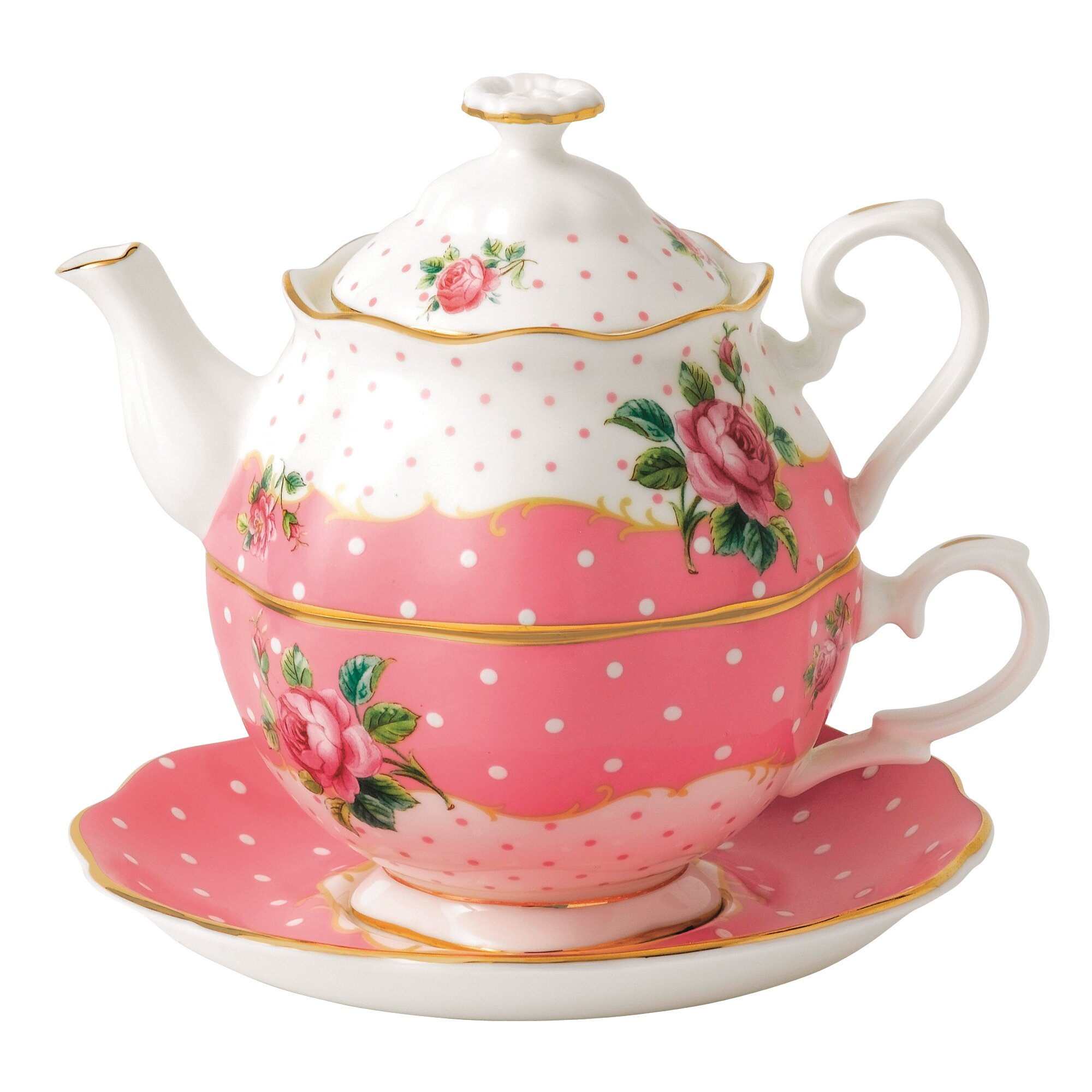 Royal Albert Vintage Tea for One Cup and Saucer Teapot Set & Reviews